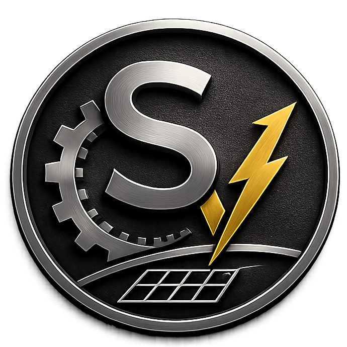 Sweitzer Ventures round silver and gold SV emblem